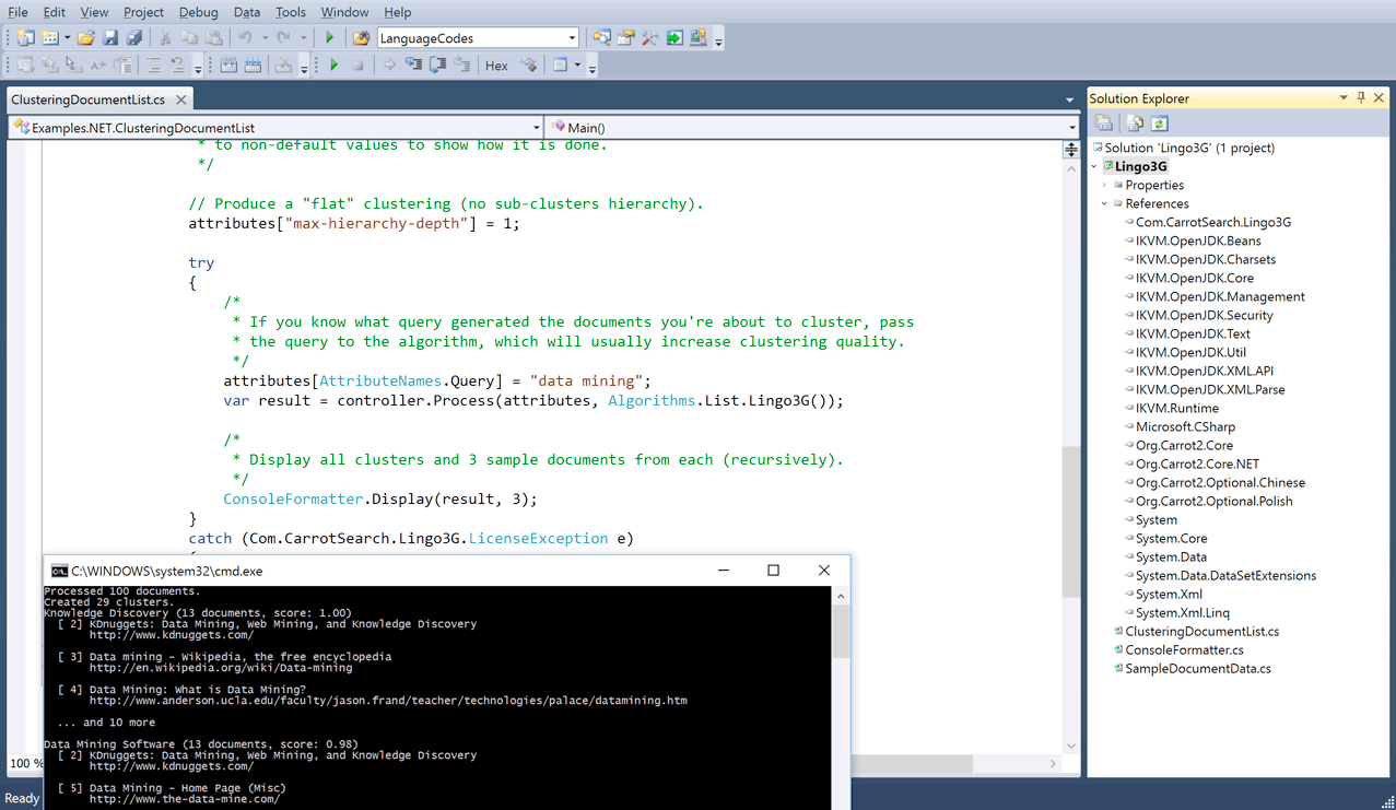 Lingo3G: how it works | Carrot Search